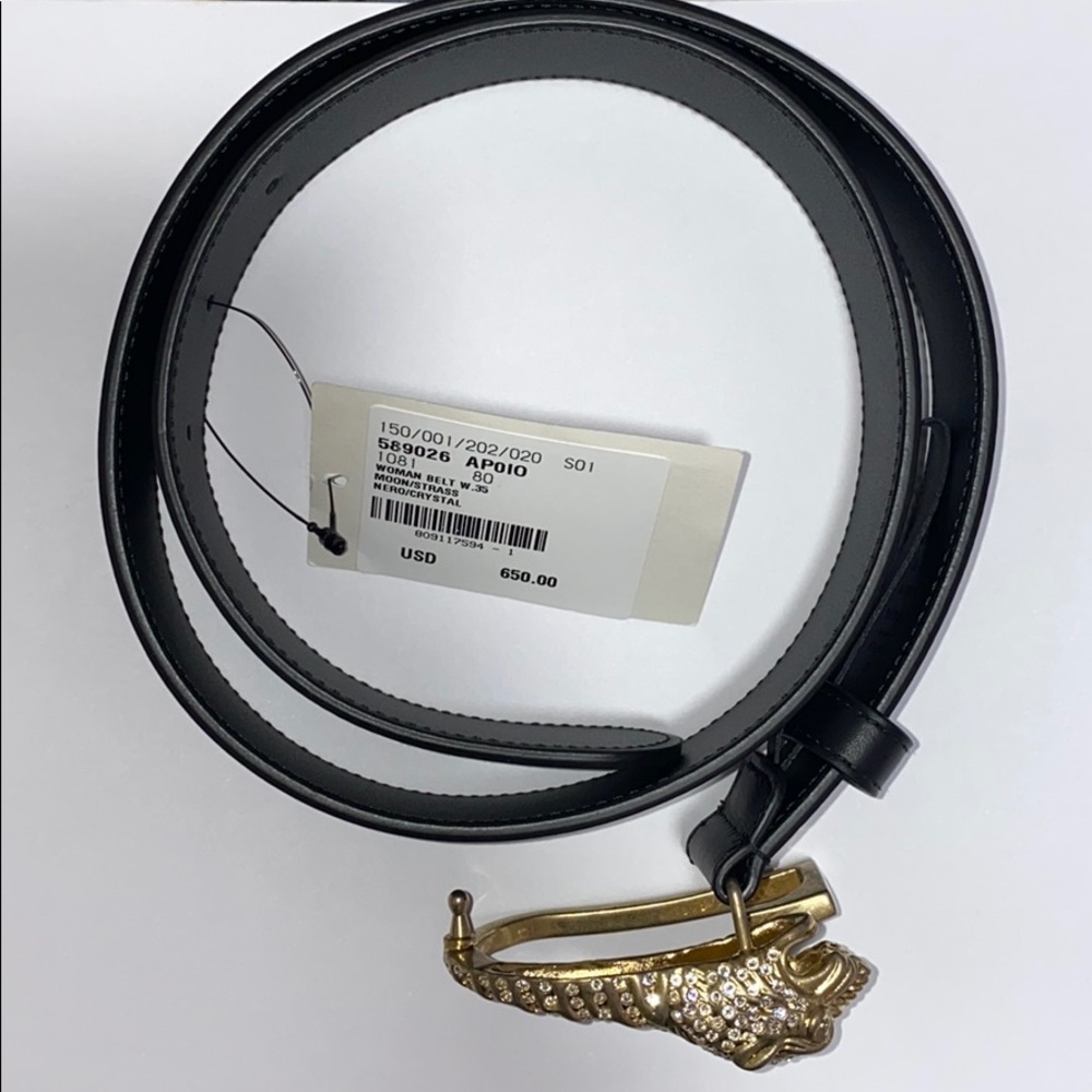Crystal Gucci Belt Women’s Size 35